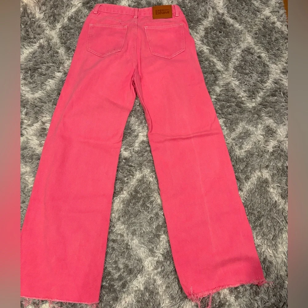 Women's Princess Polly Pink Wide Leg Jeans - Size 4 NWOT - Picture 3 of 9